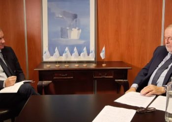 Loïc Fauchon (à droite) interrogé par Jean-François Eyraud (Gomet') mardi 6 octobre 2020.