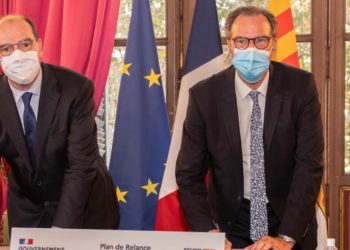 Plan de relance : Jean Castex signe avec la Région pour financer 34 millions d'euros sur onze projets (Crédit Claude Almodovar)