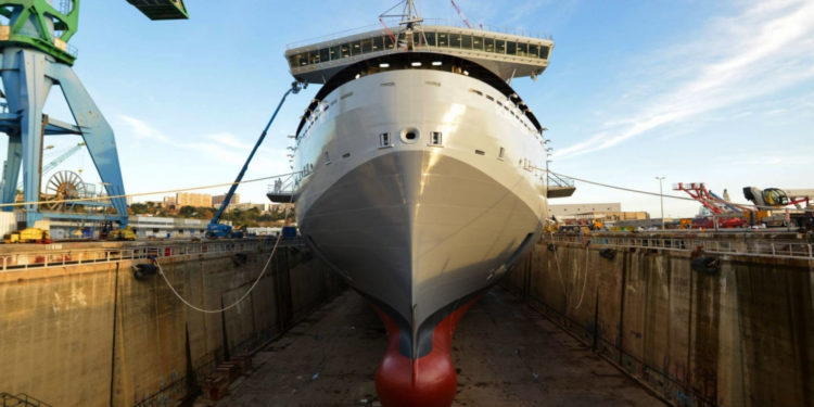 Sur le chantier naval de Marseille, les salariés ont réduit leur temps de travail de 40% (Crédit DR)