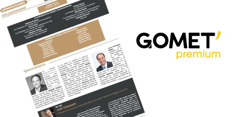 Les allées et venues dans les entreprises de la métropole, chaque semaine à lire sur Gomet' Premium et dans Le Digest Hebdo.