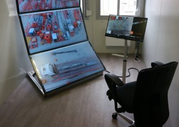 Lextan développe un système de conduite à distance des grues de chantier (Crédit DR)