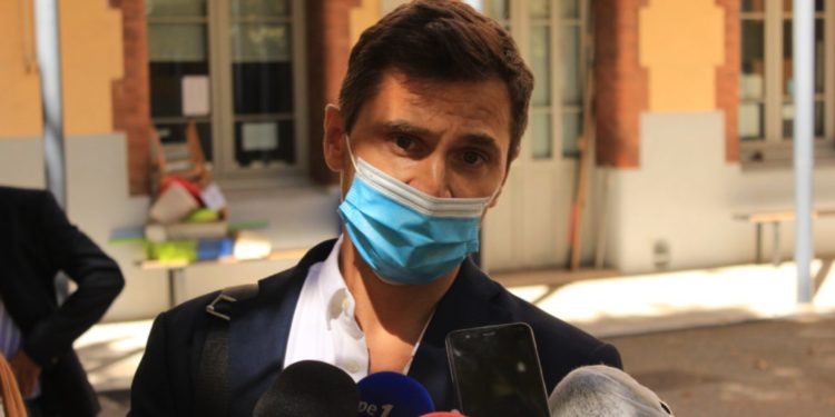 Pierre Huguet, l'adjoint en charge des écoles à la mairie de Marseille.