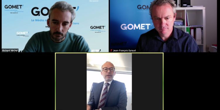 Lionel Royer-Perreaut face aux journalistes de la rédaction de Gomet' mercredi 18 novembre.