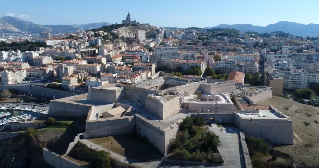 La Citadelle de Marseille sur le site du fort d'Entrecasteaux (Crédit : Jean-Charles Verchere)
