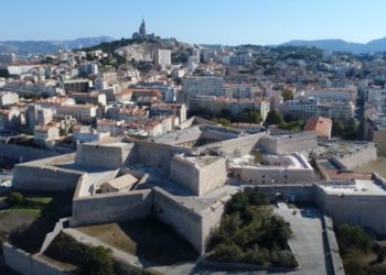 La Citadelle de Marseille sur le site du fort d'Entrecasteaux (Crédit : Jean-Charles Verchere)