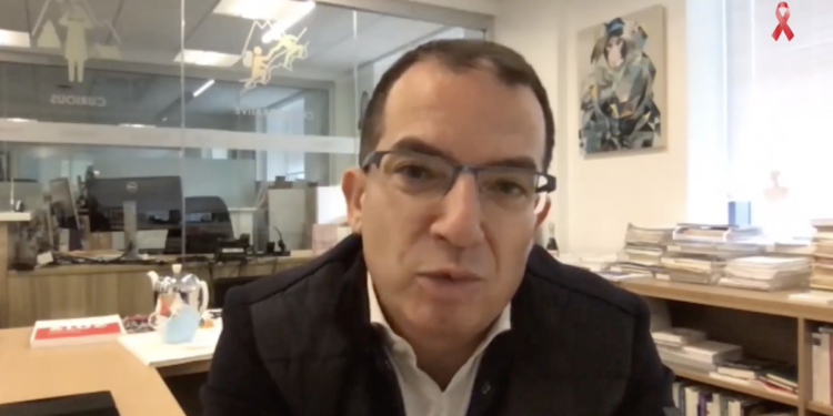 Stéphane Bancel (Moderna) pronostique un retour à la normal cet été (Capture d'écran Méditerranée du Futur)