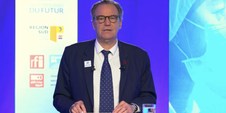 Renaud Muselier, le président de la Région Sud, a présenté sa stratégie sanitaire lors de Méditerranée du Futur (Capture d'écran Méditerranée du Futur)