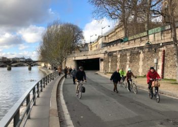 Les quais de Seine à Paris. Autrefois boulevards urbains, désormais réservés aux piétions et cyclistes (Photo Gomet')