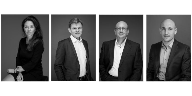 Les quatre associés du cabinet Akheos (Crédit DR)