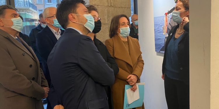 Les élus de la Ville dont le maire Benoît Payan écoutent Sophie Beau vendredi 15 janvier 2021 (Crédit MG/Gomet').