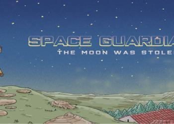 Dans "Qui a volé la lune ?", le lecteur mène l'enquête avec Rita sur l'étrange disparition du satellite naturel de la terre (Crédit DR)