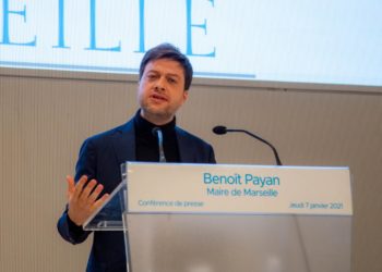 Benoît Payan jeudi 7 janvier 2021 (Crédit JYD/Gomet')