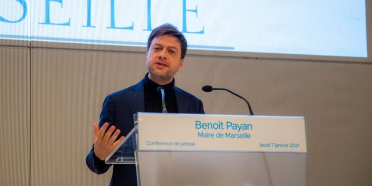 Benoît Payan jeudi 7 janvier 2021 (Crédit JYD/Gomet')