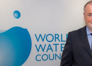 Loïc Fauchon, président du Conseil mondial de l'eau (Crédit Jean Yves Delattre / Gomet')