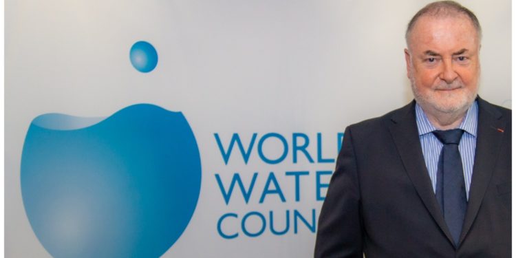 Loïc Fauchon, président du Conseil mondial de l'eau (Crédit Jean Yves Delattre / Gomet')