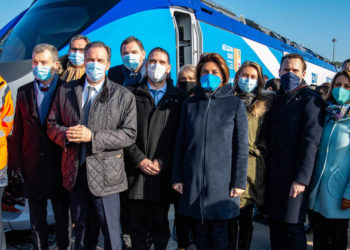 Les nouveaux trains TER de la Région circuleront sur la ligne Aix-Marseille (Crédit JYD)