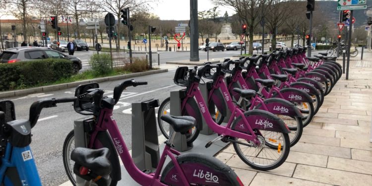 Libélo, le réseau de de vélos partage à Valence dans la Drôme (Crédit Gomet'/JFE)