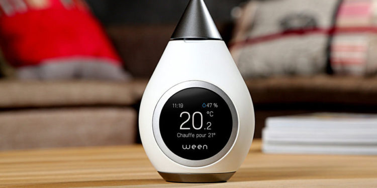 Le thermostat connecté de Ween permet de programmer le chauffage en fonction de la présence ou non des occupants de la maison Crédit Ween)
