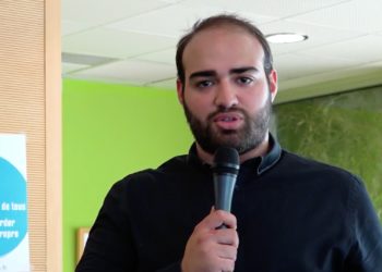 Rayann Mouslim a été le responsable dans le Var des Jeunes avec Macron. (Crédit Université de Toulon).