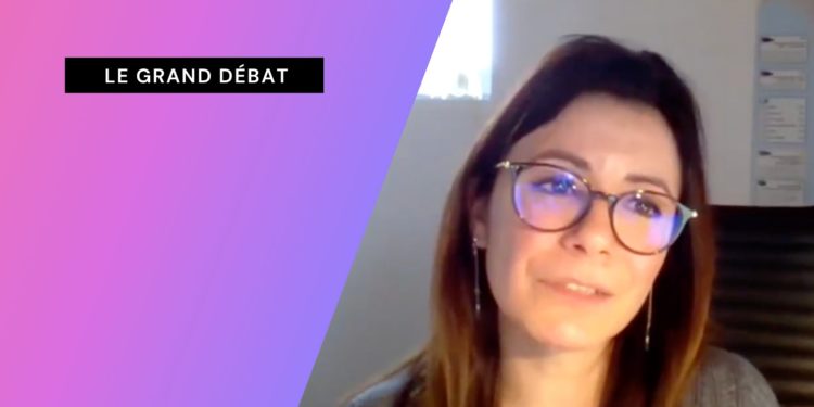 Audrey Gatian veut libérer les trottoirs marseillais pour que les piétons retrouvent leur juste place (Crédit Gomet')