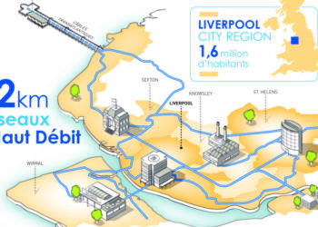 Les 212 km de fibre équipés par NGE raccorderont plus de 1,6 millions d'habitants (Crédit DR)