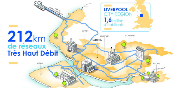 Les 212 km de fibre équipés par NGE raccorderont plus de 1,6 millions d'habitants (Crédit DR)