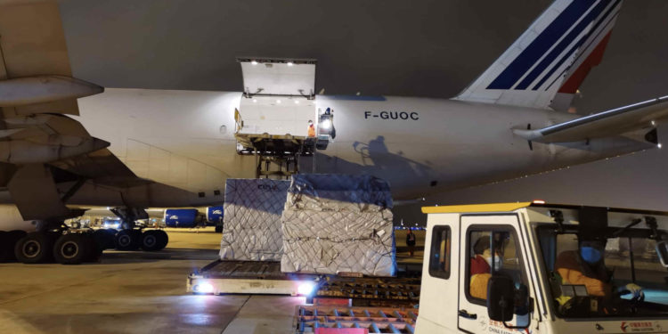 CMA CGM a créer un pont logistique aérien avec l'Asie pendant le premier confinement (Crédit DR)