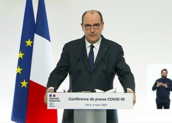Le Premier ministre Jean Castex s'est adressé aux Français jeudi 4 mars (Crédit : compte Twitter du Gouvernement)