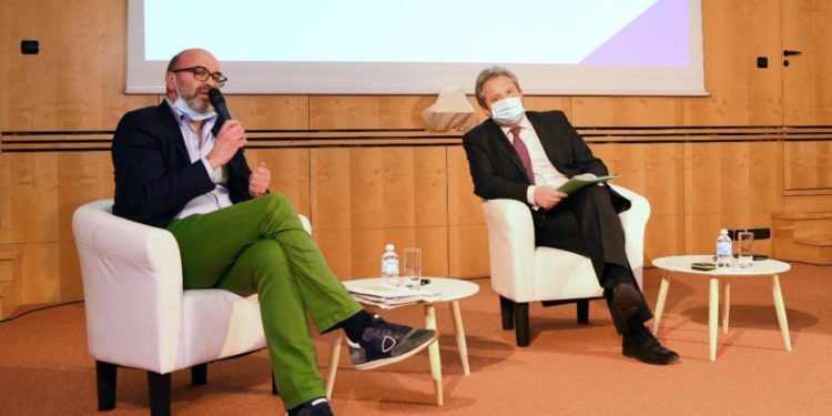 La Banque de France et la CCIAMP ont livré leurs observations sur l'impact de la crise sanitaire sur les entreprises locales lors d'une point presse commun le 25 février au palais de la Bourse (Crédit CCIAMP)