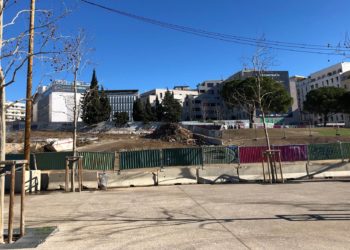 Une partie de la Zac St Charles Porte d'Aix en janvier 2021. (Crédit Gomet'/JFE)