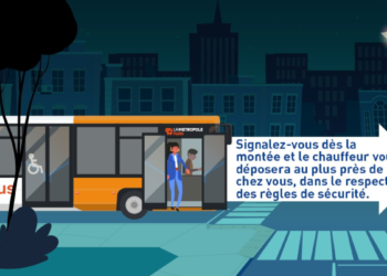 La Métropole AMP va expérimenter les arrêts à la demande en soirée