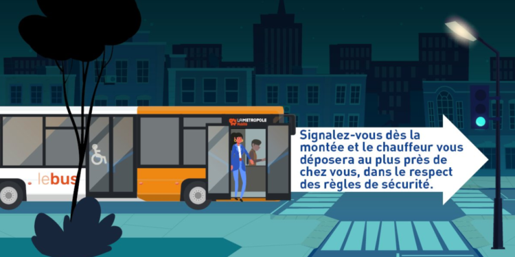 La Métropole AMP va expérimenter les arrêts à la demande en soirée