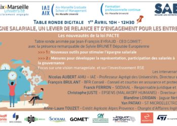 Epargne salariale, une table-ronde organisée par Aix Marseille Université.