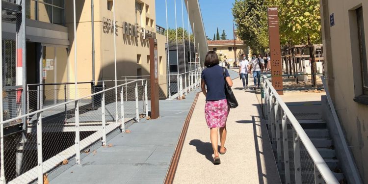 Etudier à Aix-en-Provence. Sur le campus d'Aix-en-Provence (Crédit Gomet')