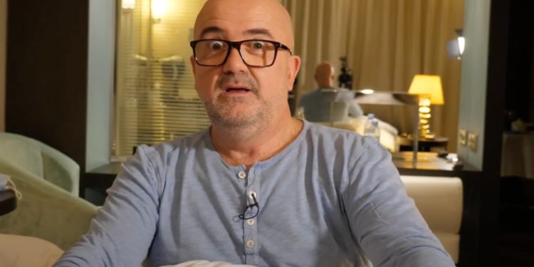 Jeff Carias dans sa dernière vidéo postée le 1er janvier (Capture Youtube)