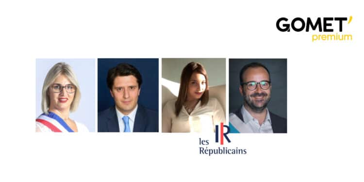 Vanessa Paineau, Stéphane Paoli, Camélia Makhloufi et Pierre Robin sont parmi les 23 membres de la fédération LR des Bouches-du-Rhône qui siègeront au Conseil national du parti (Crédits photos DR)