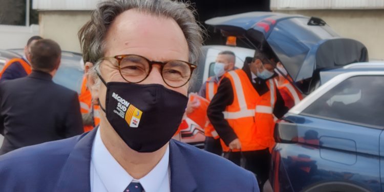 Renaud Muselier s'est rendu à Marseille vendredi 16 avril, une semaine avant la séance plénière du conseil régional