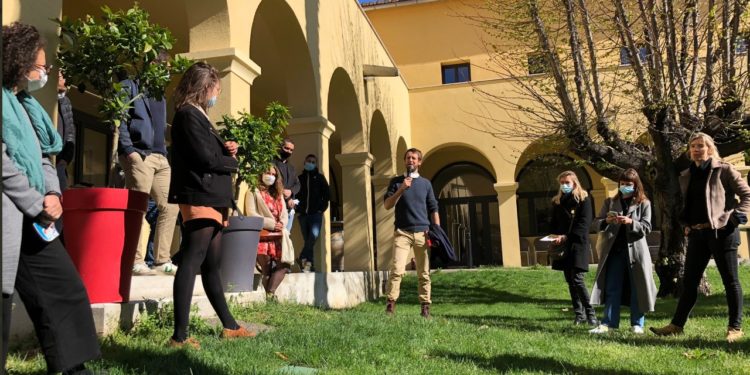 Mardi 13 avril 2021, rencontres entre des acteurs engagés de Marseille pour recréer du lien dans la ville (Crédit Gomet'/JFE)