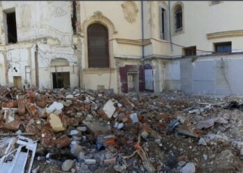 La destruction d'un d'une partie de l'arrière de la Villa Valmer (Crédit @Menchon_Hervé)