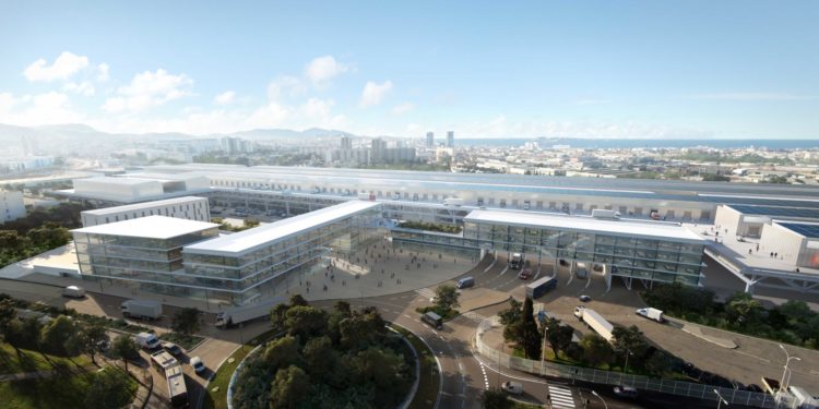 Le futur visage du MIN avec sa plateforme de 10 hectares en étage (Crédit Somimar)