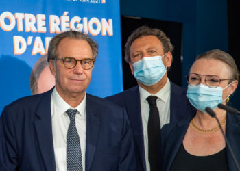 Renaud Muselier (LR) présente ses listes pour les élections régionales 2021 en Paca