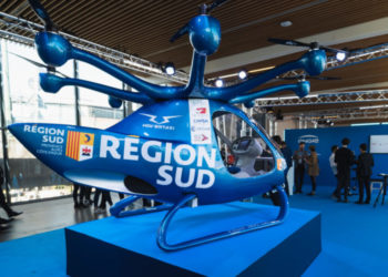 En 2019, la Région Sud avait mis en avant Hovertaxi, une jeune société varoise sur son stand Vivatech Crédit DR)