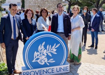 Martine Vassal (LR) présente sa liste Provence Unie à Allauch mercredi 26 mai