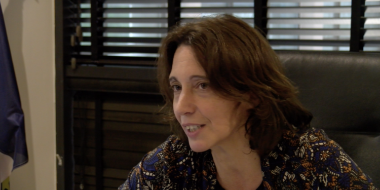 Sophie Camard, la maire des 1er et 7e arrondissements de Marseille confie ses projets pour le centre-ville (Crédit J.R-G)