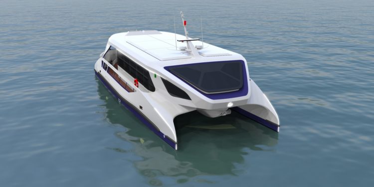 NepCargo, catamaran propre développé par NepTech © DR
