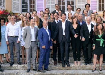 Une partie des avocats associés de BBLM pour les 30 ans du cabinet (Photo BBLM).