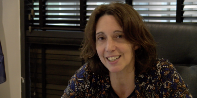 Sophie Camard donne sa vision de l'aménagement du 7ème arrondissement de Marseille (Crédit J.R-G)