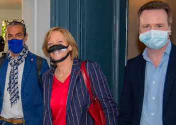 Sophie Cluzel ne sera finalement pas candidate aux Régionales mais Bertrand Mas-Fraissinet (à droite), le référent LREM dans le 13, lui sera présent sur la liste de Renaud Muselier (Crédit JYD/Gomet').