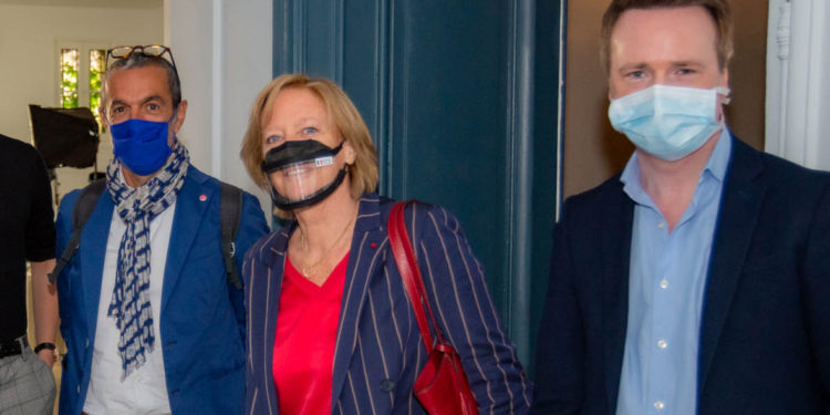 Sophie Cluzel ne sera finalement pas candidate aux Régionales mais Bertrand Mas-Fraissinet (à droite), le référent LREM dans le 13, lui sera présent sur la liste de Renaud Muselier (Crédit JYD/Gomet').