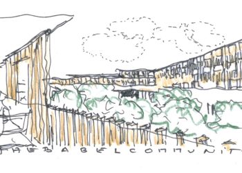 Les premiers dessins du projet de Babel Community à Aix Crédit DR)